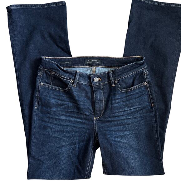 Talbots Flawless Five Pocket Bootcut Jeans Dark Wash Size‎ 6 - Picture 6 of 9